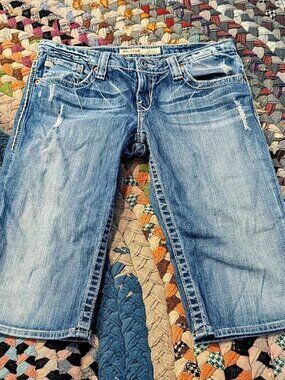 Big Star Sweet Ultra Low Rise Long Shorts #denim #summer #lowrise #y2k